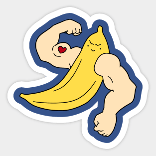 Buff Arms Banana Sticker